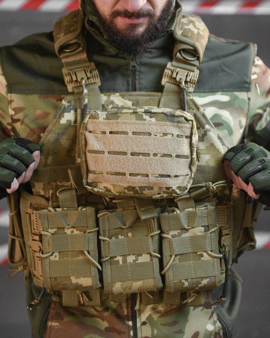 Плитоноска Nixon 4 точки скидання пікселів ВТ6044 Одеса - фото 2