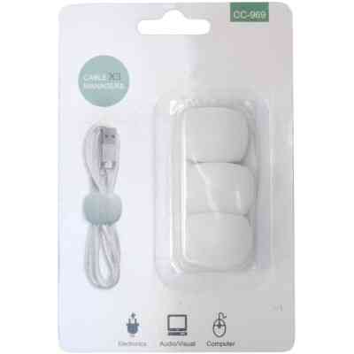Держатель для кабеля Extradigital CC-969 Cable Clips, White (KBC1809) Винница