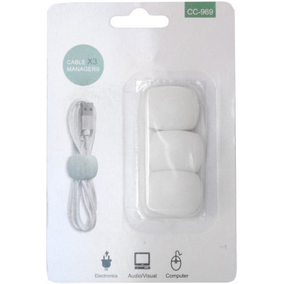 Держатель для кабеля Extradigital CC-969 Cable Clips, White (KBC1809) Винница - изображение 5