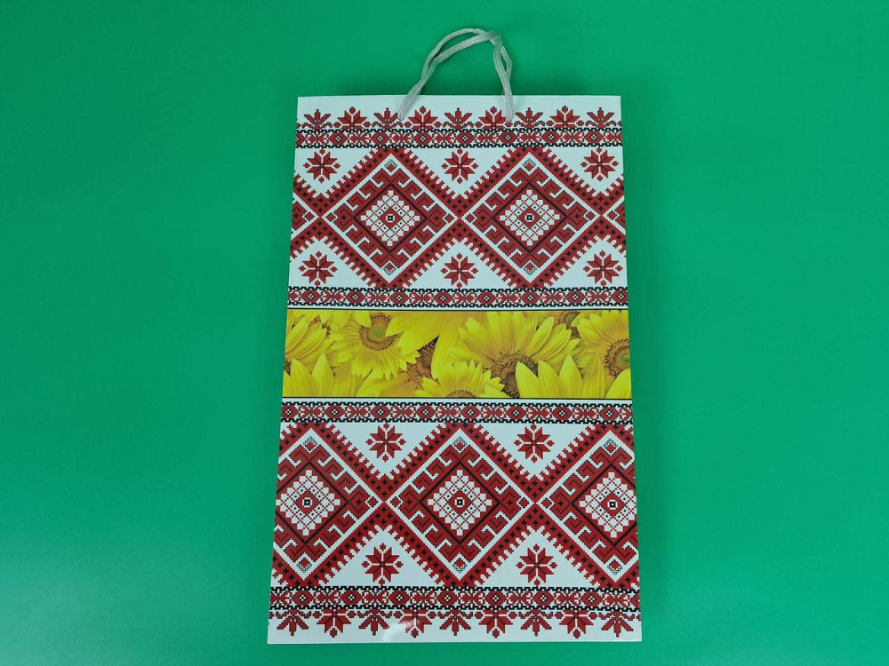 Большой бумажный пакет вертикальный  25/37/8(артBV-193) (12 шт) Харьков - изображение 3