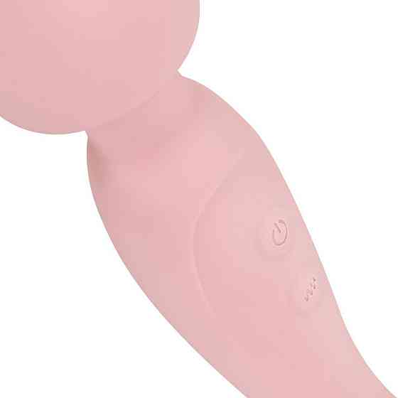Вібромасажер Good Vibes Only - SIMI Double-Sided Wand Vibrator Soft Silicone - Pink Sex Aura Київ