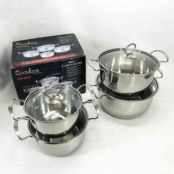 Гарний набір каструль з антипригарним покриттям, Набір посуду для електричних плит AF-32 Львів