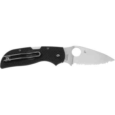 Ніж Spyderco Chaparral CTS XHP FRN Serrated Grey (C152SGY) Вінниця