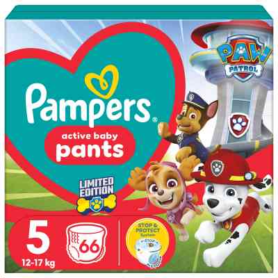 Подгузники Pampers Junior Размер 5 (12-17кг) Paw Patrol 66 шт (8006540863619) Винница