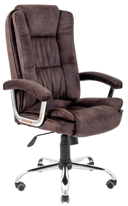 Офисное Кресло Руководителя Richman California Morant 02 Хром М1 Tilt Коричневый Киев - изображение 1