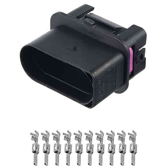 Разъем коннектор 10-кон., Фара, 148635-04204160493571-1, 493572, 493572-1, TE Германия, Audi, Bugatti, Porsche, Seat, Skoda, VW Киев