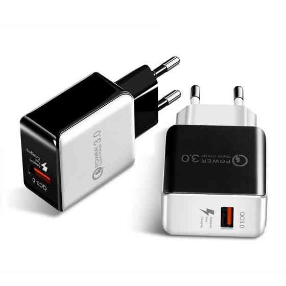 Адаптер быстрой зарядки QC3.0 18Вт Puluz SYA00273201A Киев