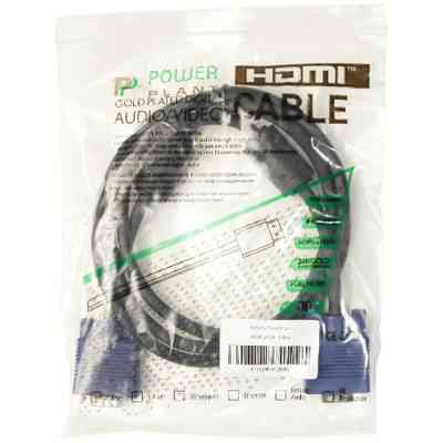 Кабель мультимедийный VGA M to VGA M 1.5m PowerPlant (KD00AS1284) Винница