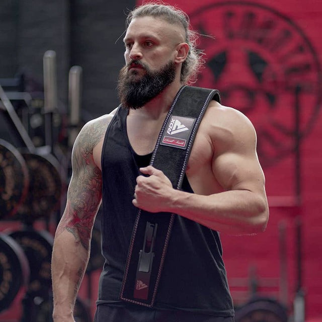 Пояс для важкої атлетики RDX 4 Pro Liver Buckle шкіряний Black Plus XL Київ - фото 6