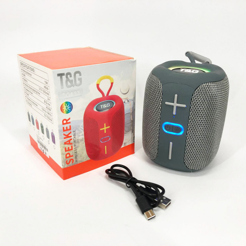 Bluetooth колонка с качественными басами TG658, Блютуз колонка с красивой подсветкой TL-45 Львов - изображение 4