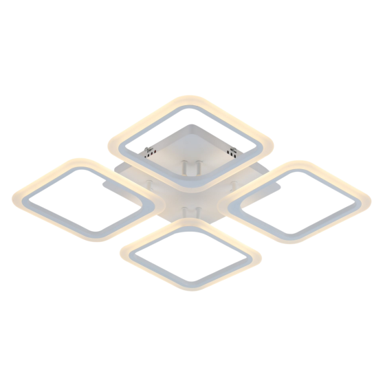 Люстра світлодіодна акрилова стельова 6110-4 WT 74W Коломия