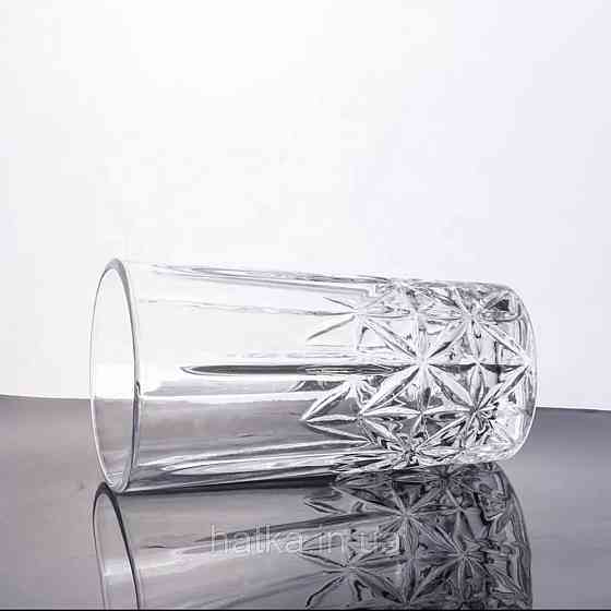 Набір склянок OLens "Кентуки" 350 мл 6 шт. високий прозорий для дому та ресторанів Київ