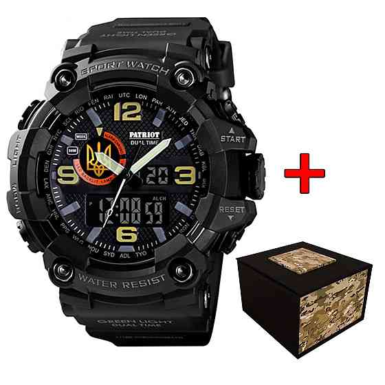 Patriot 002BKUAGD Тризуб золото Чорні + Коробка. SBR Київ