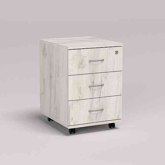 Тумба офисная ТМ-2, Дуб Крафт Білий, 400/480/590 Львов