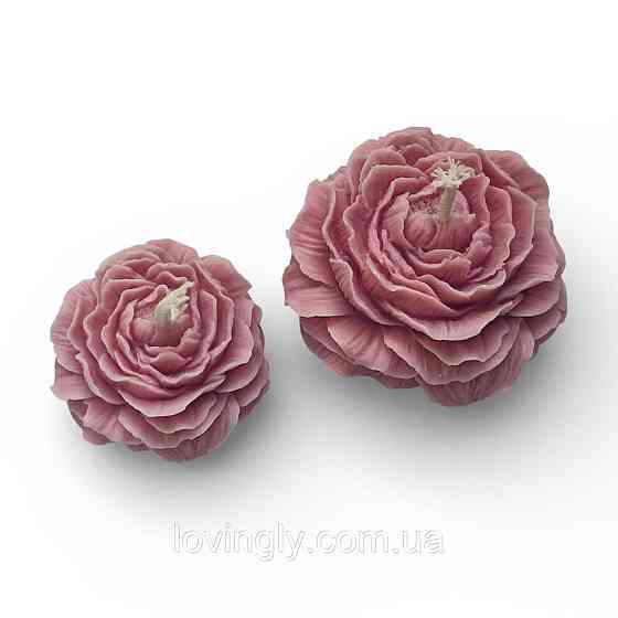 Подарунковий набір свічок - троянди  ручної роботи, натуральний віск, коробка, подарунок мамі, подрузі Ірпінь