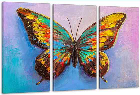 Модульна картина у вітальню/ спальню Метелік ART-219_3A Київ