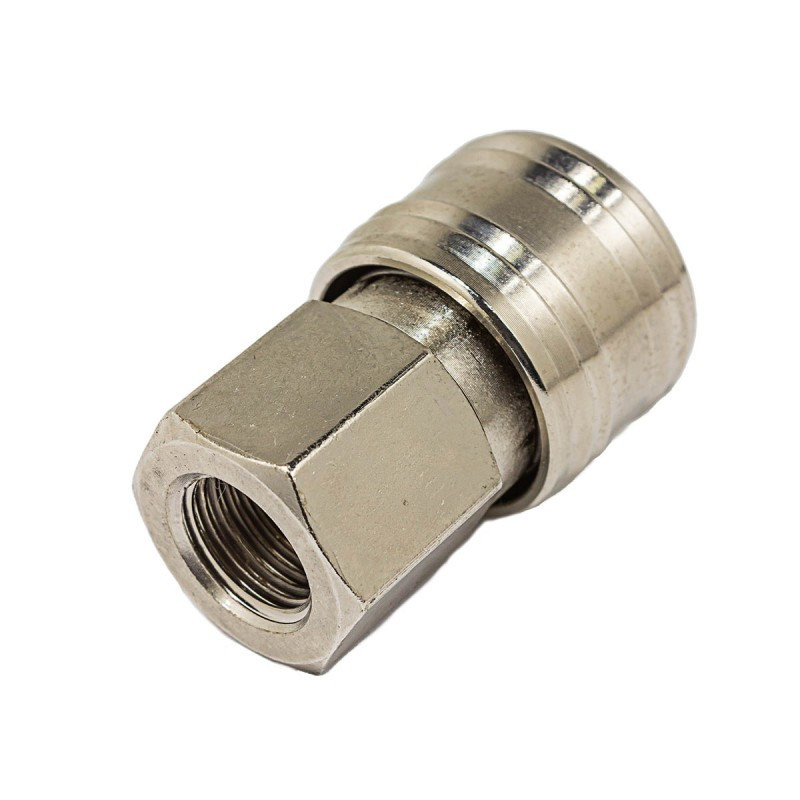 Быстросъмное соединение пневматическое с клапаном, внутренняя резьба 1/4