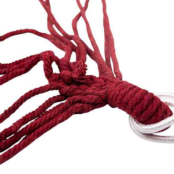 Туристический тканевый гамак с планкой, 174х80 см, красный Киев