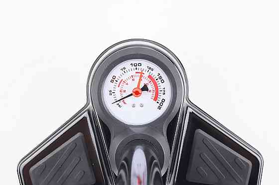 Насос ручний "підлоговий" з манометром 160 psi/11 bar, під штуцера Schrader&Presta, ZF-042 Киев