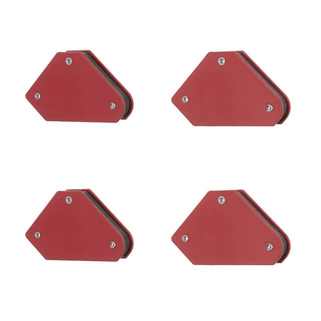 Набір тримачів магнітних для зварювання, 4 шт, 45°, 90°, 135°, 4 кг, 53×37×47×7 мм INTERTOOL MW-0008 Киев - изображение 5