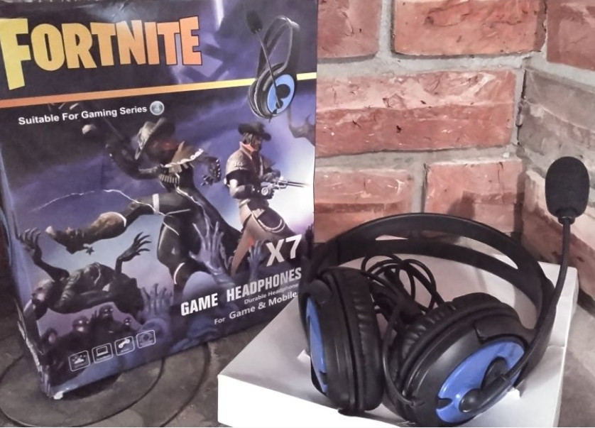Навушники ігрові накладні Fortnite X7 Game Headphones наушники игровые. Харків - фото 2