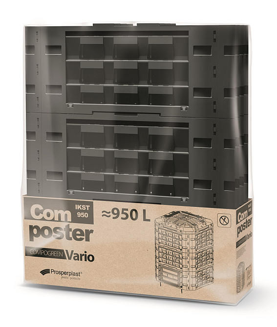Компостер Prosperplast Compogreen Vario, черный, 950 л Киев - изображение 5