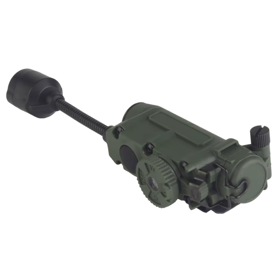 Тактичний ліхтар Sidewinder на шолом (білий + червоний + зелений + синій + ІЧ світло) Оливковий Вінниця