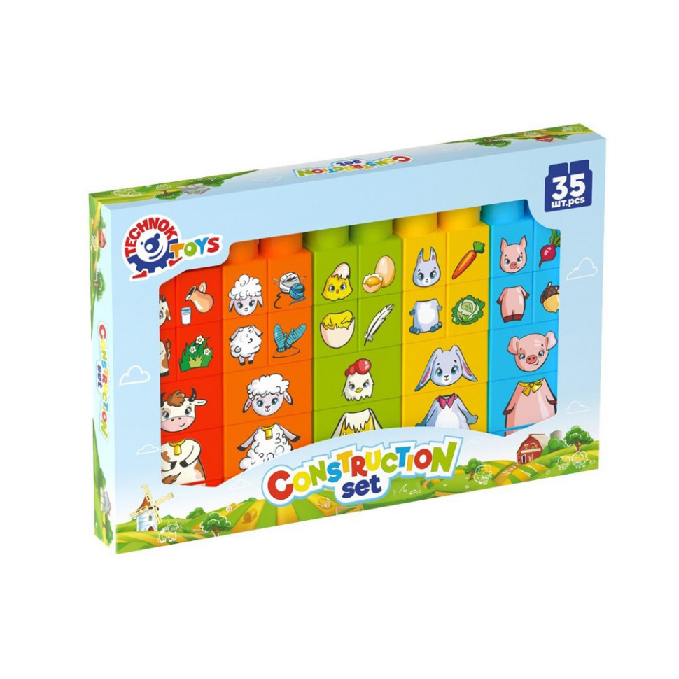 Дитячий Конструктор "Тварини" 6849TXK 35 елементів Вінниця - фото 1