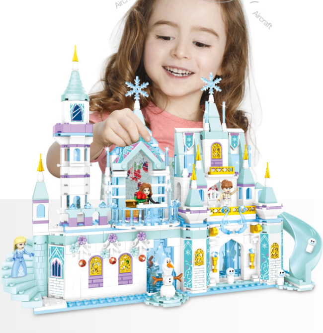 Великий дитячий конструктор замок Принцеса Frozen Princess палац Ельза для дівчаток ( 23502 ) Харків - фото 2