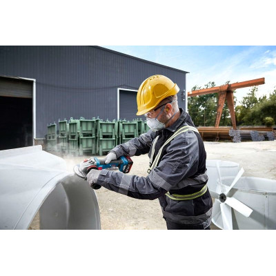 Шліфувальна машина Bosch GWS 18V-11S 125мм, 18В, 1x5Ah, 0-9000об/хв, 1.7кг, кейс (0.601.9N4.003) Вінниця - фото 8