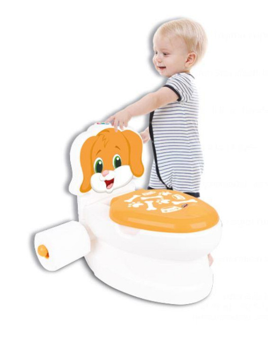 Навчальний дитячий горщик Унітаз Pilsan (білий з цуценям) (07-562) для дітей Київ - фото 2