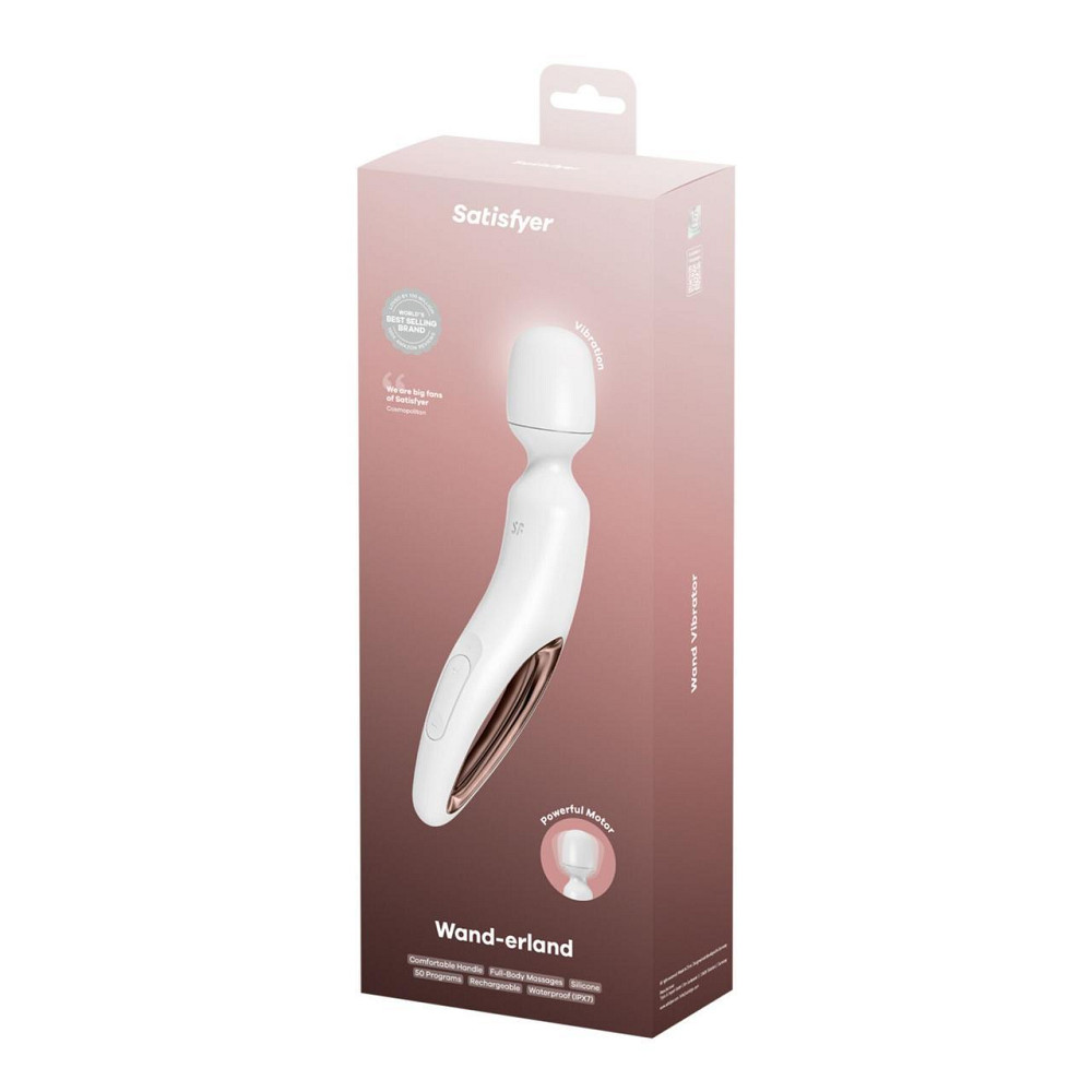 Вибромассажер Satisfyer Wand-erland (White/Rosegold) Sex Aura Киев - изображение 5