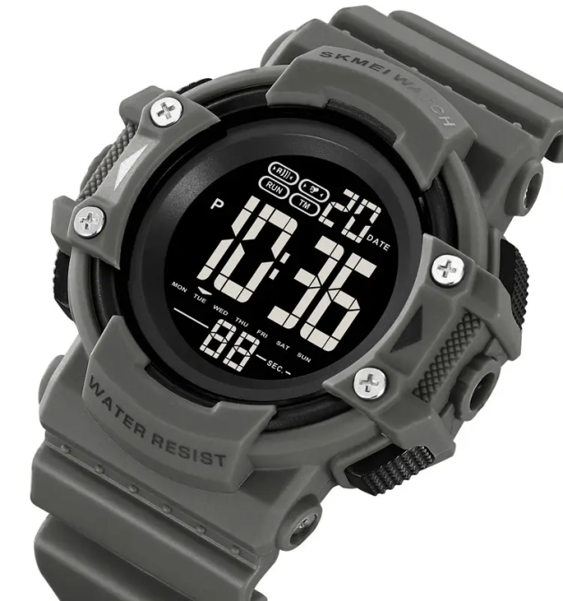 Часы мужские спортивные наручные Skmei 2195 (Серый) Винница - изображение 3