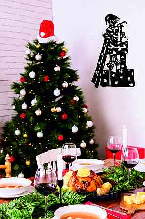 Декоративное настенное Панно «Ельф», Декор на стену 110*65 см, Чёрный Киев