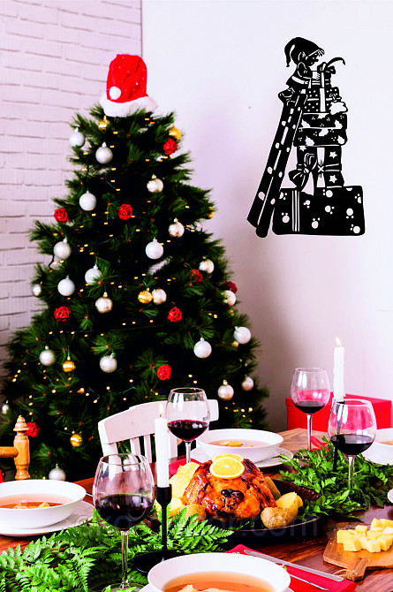 Декоративное настенное Панно «Ельф», Декор на стену 110*65 см, Чёрный Киев - изображение 3