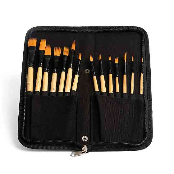Набор профессиональных кистей Artist Brush, в пенале, 14 шт в наборе Видеообзор! Каменец-Подольский