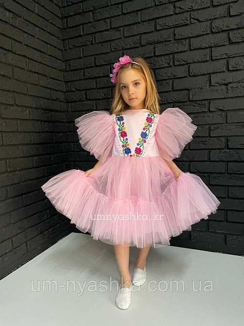 Дитяча святкова вишита сукня Єва Кривий Ріг - фото 2