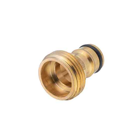 Адаптер латунний для з'єднувача 1/2" з зовнішньою різьбою 3/4", STORM INTERTOOL GE-1202 Київ