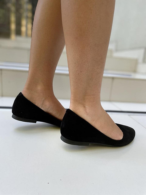 SEE SEVEN Балетки жіночі SEE SEVEN 17 чорні (весна-осінь, замша натуральна) (3840) лише 37р.38р Коломыя - изображение 5