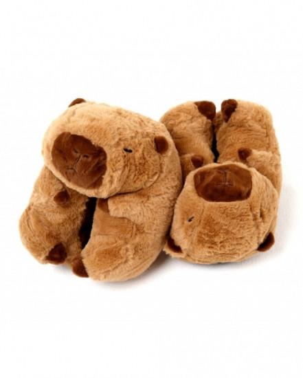 Домашние плюшевые тапочки Капибара Винница - изображение 2