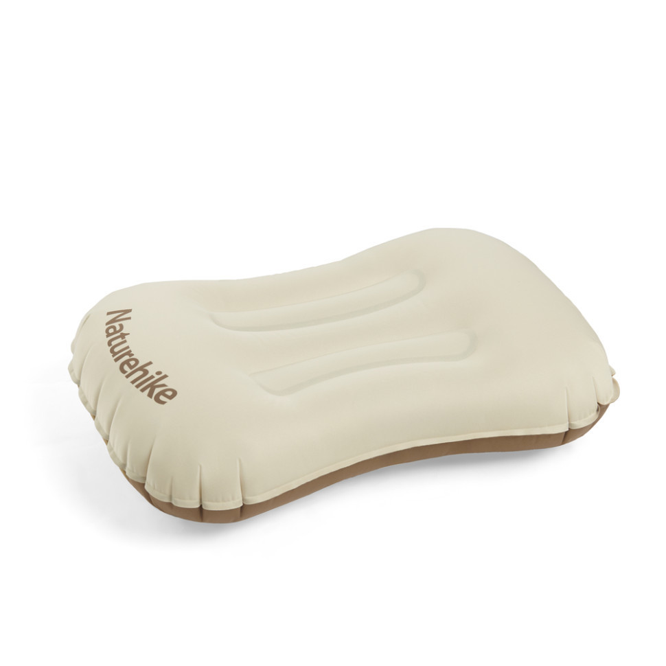 Подушка надувна ультралегка Naturehike NH17T013-Z, 42х32 см, бежева Киев - изображение 1