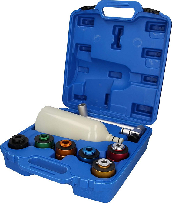 Набір адаптерів з маслозаливною воронкою, алюмінієвий тип, 2 л ROCKFORCE RF-908G2B Одесса - изображение 1