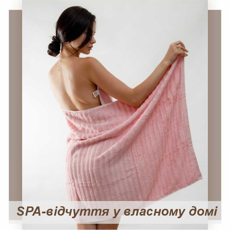 Набор Полотенец Lovely Svi -Комплект Банных Полотенец 3 шт:70 x 140 см, 50 x 90 см, 33 x 33 см Розовая Роза Киев - изображение 8