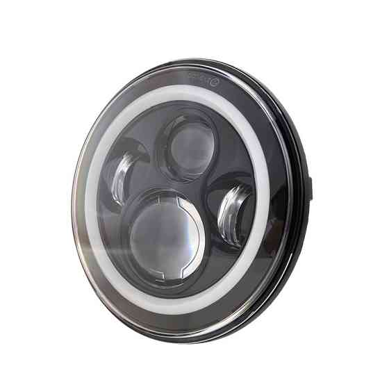 Фара головного світла LED40W (ближній + дальній + ходові вогні 7 дюймів (ГАЗ, КамАЗ, УАЗ, ЗІЛ, МАЗ, ВАЗ) Мукачево