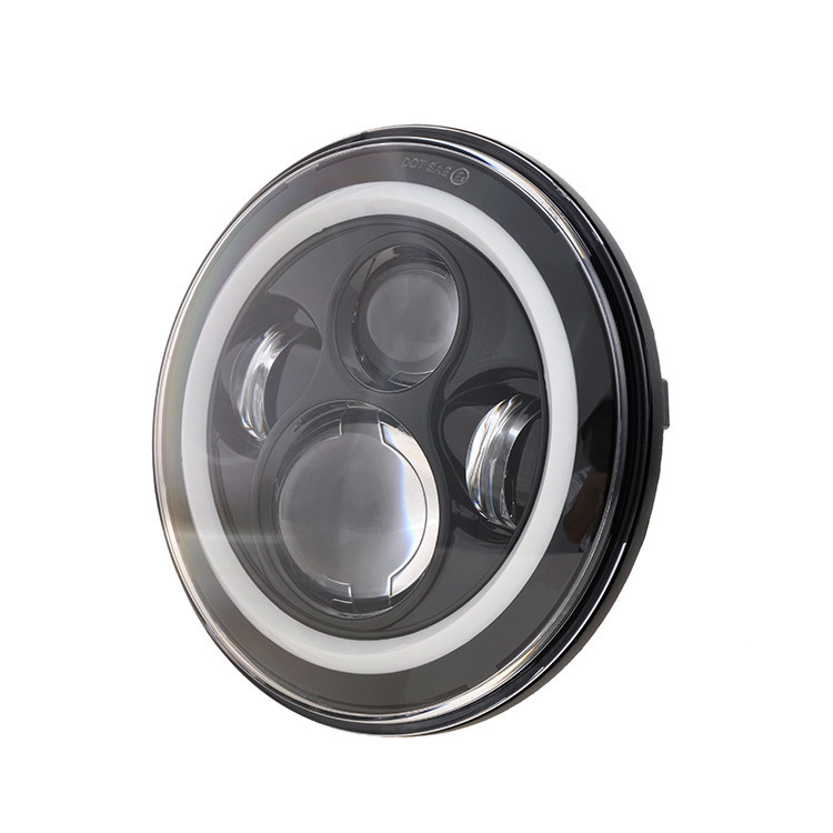 Фара головного світла LED40W (ближній + дальній + ходові вогні 7 дюймів (ГАЗ, КамАЗ, УАЗ, ЗІЛ, МАЗ, ВАЗ) Мукачево - фото 1