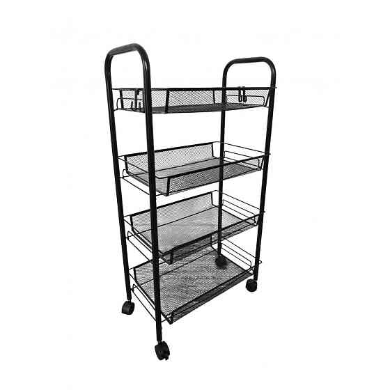 Стелаж етажерка з полицями на колесах Bonro B-074 візок Київ