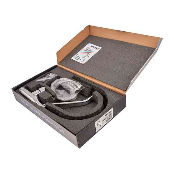 Змішувач для кухні MIXXUS PREMIUM GRAVITY 017 (NUT) REFL.BLACK (Колір хром та силіконовий вилив чорний) (MI8406) Харків