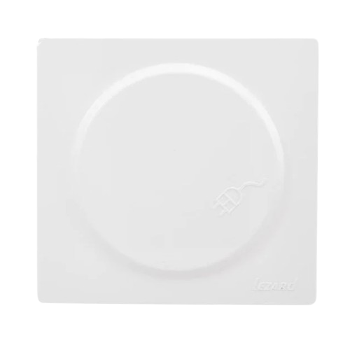 LETO білий Розетка зовнішня із заземленням з кришкою Лезард Житомир - фото 2