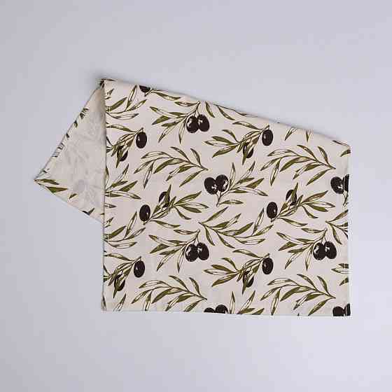 Махровое кухонное полотенце Оливки 40х60 см 300г/м2 GM Textile (Бежевый) Сумы