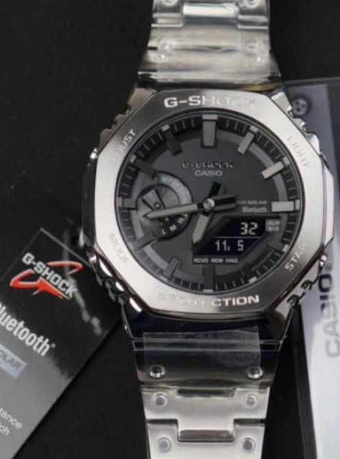 Годинник Casio G-Shock GM-B2100D-1A FULL METAL Silver Київ - фото 1